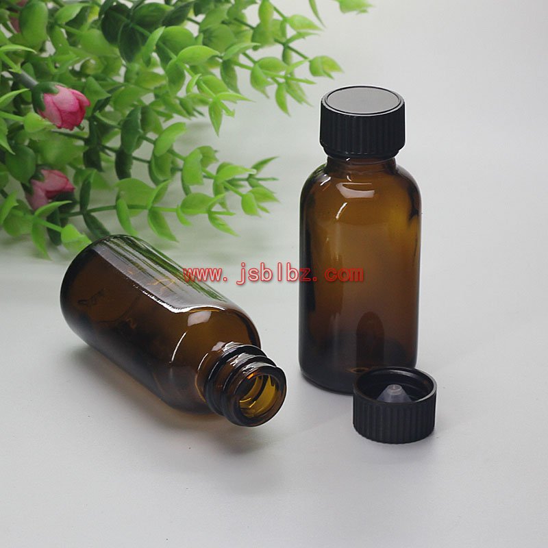 波斯頓瓶15ml帶膠木蓋食品級玻璃包裝瓶